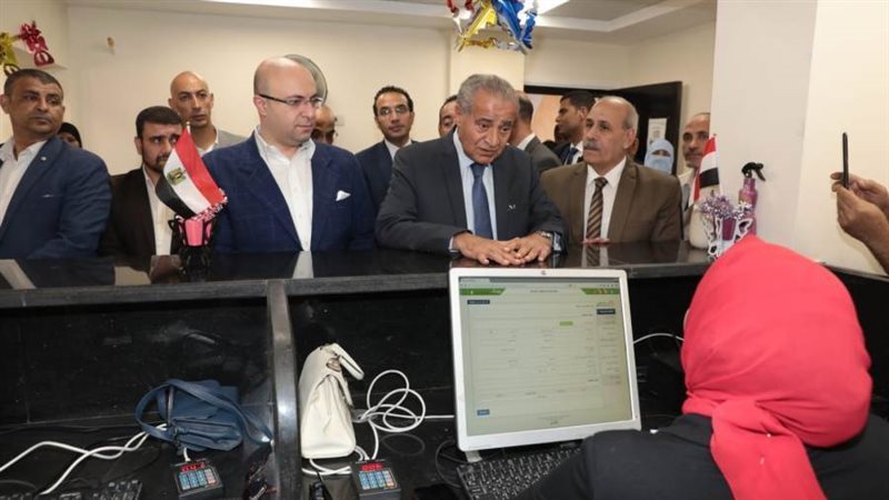 وزير التموين فى بنى