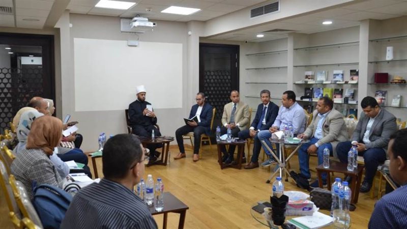 لقاء الازهرى بصحفيين