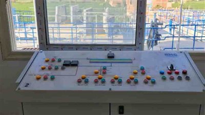 بدء التشغيل التجريبى وإطلاق التيار لمحطة مياه بيت علام بجرجا في سوهاج 