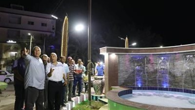 محافظ الوادي الجديد يفتتح حديقة وميدان 30 يونيو بموط وبلاط بمدينة الداخلة 