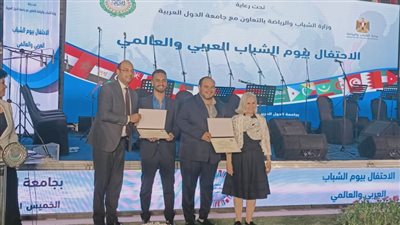 مصر تفوز بالمركز الأول في احتفالية يوم الشباب العربي