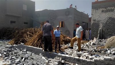 إزالة 66 حالة تعدٍ على الأراضي الزراعية وأملاك الدولة بالبحيرة