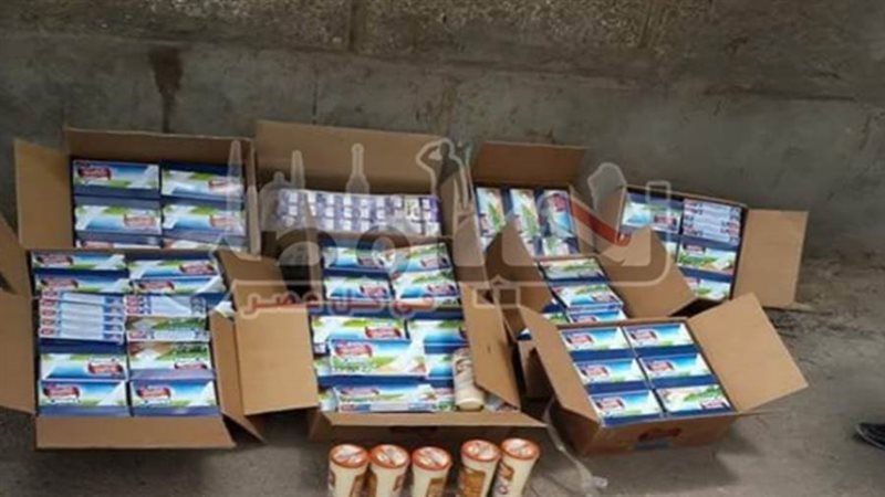 ضبط جبن منتهي الصلاحية