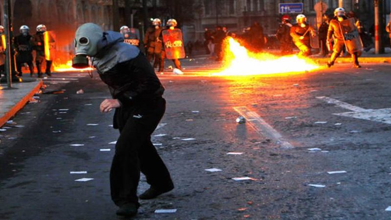 اعمال شغب في اليونان