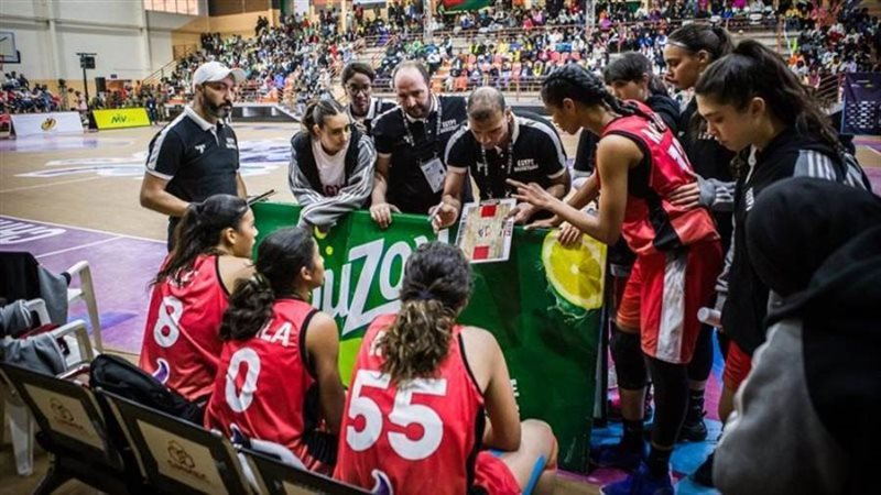 ناشئات السلة