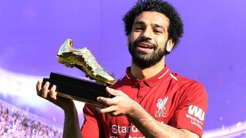 محمد صلاح والحذاء