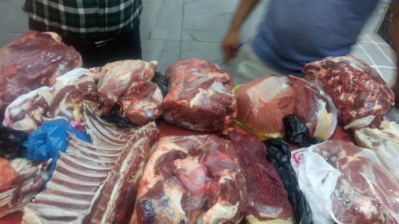 ضبط لحوم غير صالحه