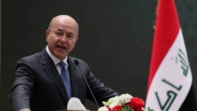 الرئيس العراقي يبعث برقية تعزية للرئيس السيسي في ضحايا كنيسة 