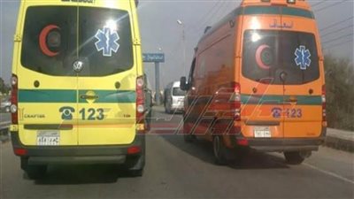 في حادث مروع بمدخل بلطيم.. إصابة 4 أشخاص بكفر الشيخ