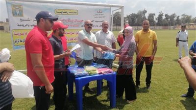 رياضة كفر الشيخ تنظم المسابقة الرياضية أسرع ولد وبنت بنادي سخا