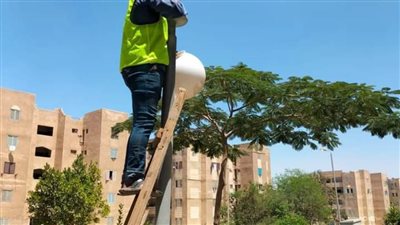 رئيس جهاز حدائق أكتوبر: أعمال التطوير ورفع كفاءة الطرق تجري على المستويات كافة بالمدينة