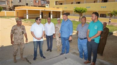 نائب محافظ بني سويف يتفقد مشروعات حياة كريمة بقرى ببا