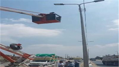 تخفيض استهلاك الكهرباء بأعمدة الإنارة بالشرقية