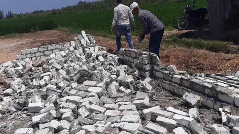 إزالة 18 حالة تعد