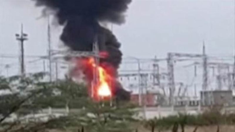 انفجار مستودع الذخيرة