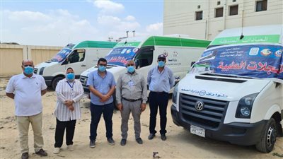 الكشف على ١٤٩٣ مواطنًا في قوافل طبية مجانية بقرى البحيرة