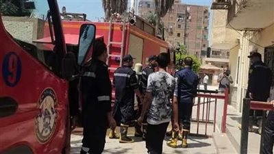 الصحة: تقديم الإسعافات لـ 8 مصابين بحريق مستشفى البدرشين