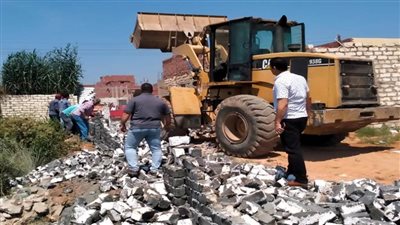 إزالة 13 حالة تعدٍ بمدينة فايد والتل الكبير