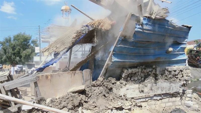 إزالة 72 حالة تعد