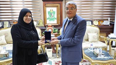 محافظ المنيا يُسلم الأم المثالية على المحافظة 
