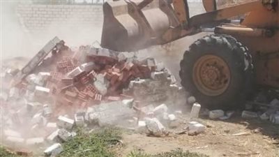 إزالة 223 حالة في الموجة الـ20 لحملات إزالة التعديات ببني سويف