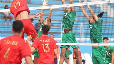 منتخب شباب الطائرة يهزم المغرب ويتأهل للدور نصف النهائي ببطولة إفريفيا 