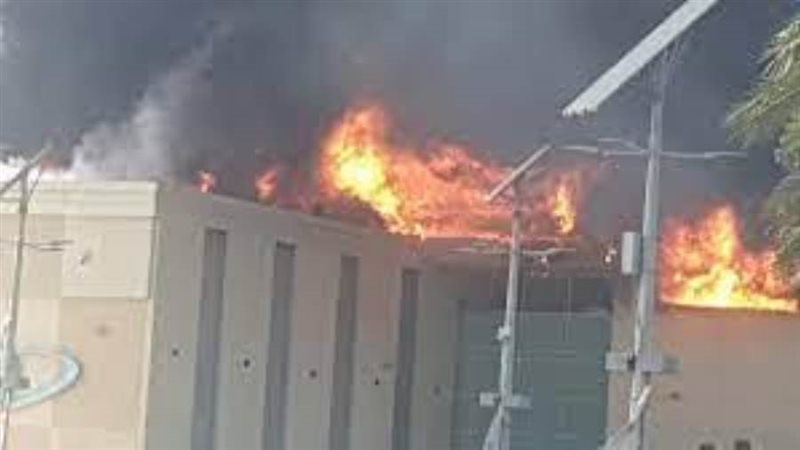 اندلاع حريق في كارفور