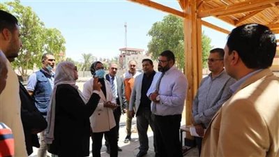نائب محافظ الوادي الجديد تتابع أعمال تنفيذ مدرسة التكنولوجية التطبيقية لدخولها الخدمة هذا العام