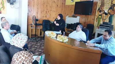 إدارة التخطيط والمشروعات بالتربية والتعليم تناقش خطة الإدارة للعام ٢٠٢٢ / ٢٠٢٣