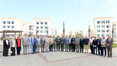 مجلس جامعة المنصورة يعقد أول اجتماع داخل الجامعة الأهلية الجديدة 