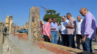 محافظ أسيوط يتفقد الأعمال النهائية لتطوير مسار رحلة العائلة المقدسة بطريق دير درنكة