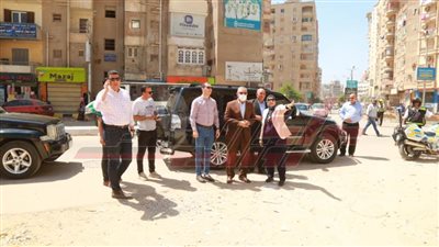 نورالدين يتفقد أعمال التطوير والتوسعة غرب وشرق عاصمة كفر الشيخ