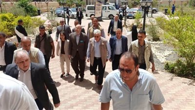 وزير التعليم العالي ومحافظ بني سويف يتفقدان الجامعة التكنولوجية شرق النيل