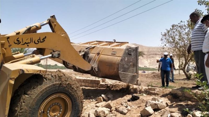 جانب من الإزالات