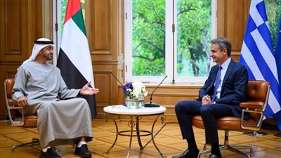 رئيس الإمارات ورئيس وزراء اليونان يبحثان التطورات الإقليمية والدولية