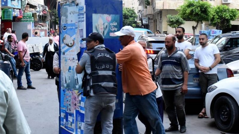 حملات لإزالة الاشغالات