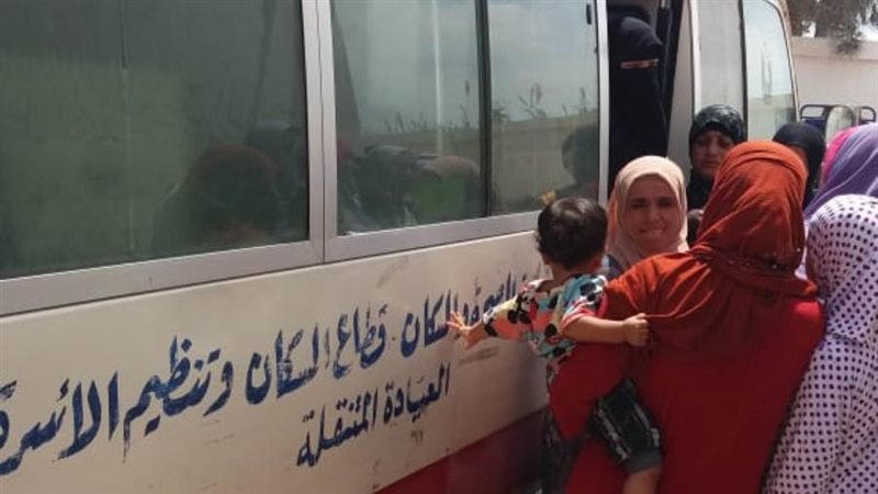 قافلة سكانية لخدمة