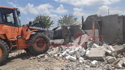 إزالة 206 حالات تعدٍ ضمن الموجة الـ20 بكفر الشيخ