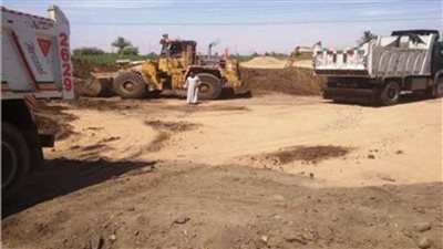 البدء في إنشاء أسواق حضارية ومواقف سرفيس بكوم أمبو في أسوان