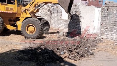 إزالة 222 حالة تعدٍ على مساحة 25 فدانًا بكفر الشيخ