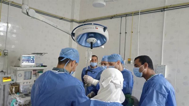 إجراء ١٠ عمليات فى