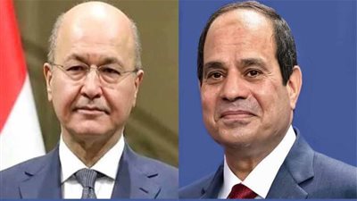 الرئيس السيسي يؤكد دعم مصر الكامل للعراق في ظل الظروف الحالية