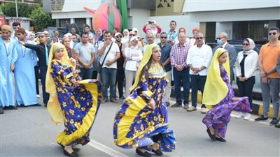 400 شاب وفتاة وعلم 50 مترًا بماراثون الشباب والرياضة بالقليوبية 