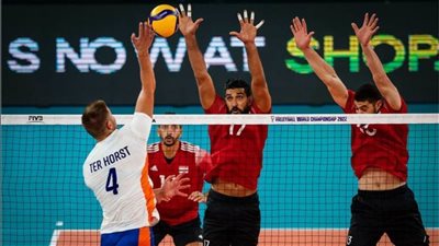 منتخب الطائرة يختتم استعداداته لمواجهة الأرجنتين 