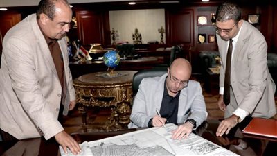 محافظ بني سويف يزور مقر مديرية الإسكان لمتابعة منظومة العمل 