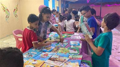 انطلاق المكتبة الطوافة بثقافة السويس بمركز شباب الجزيرة