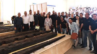 الانتهاء من المرحلة التانية من اعادة تركيب مركب خوفو بالمتحف المصرى الكبير 