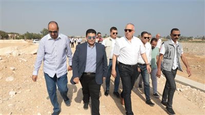 وزير الري ونائب المحافظ يتفقدان أعمال الحماية بمخر سنور استعدادًا للسيول