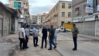 تفقد أعمال الرصف ورد الشيء لأصله بالعريش