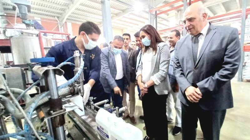 نهال بلبع تتفقد المنطقة